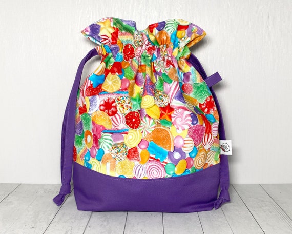 Charlie s Dream Drawstring Project Bag Knitting Project Bag