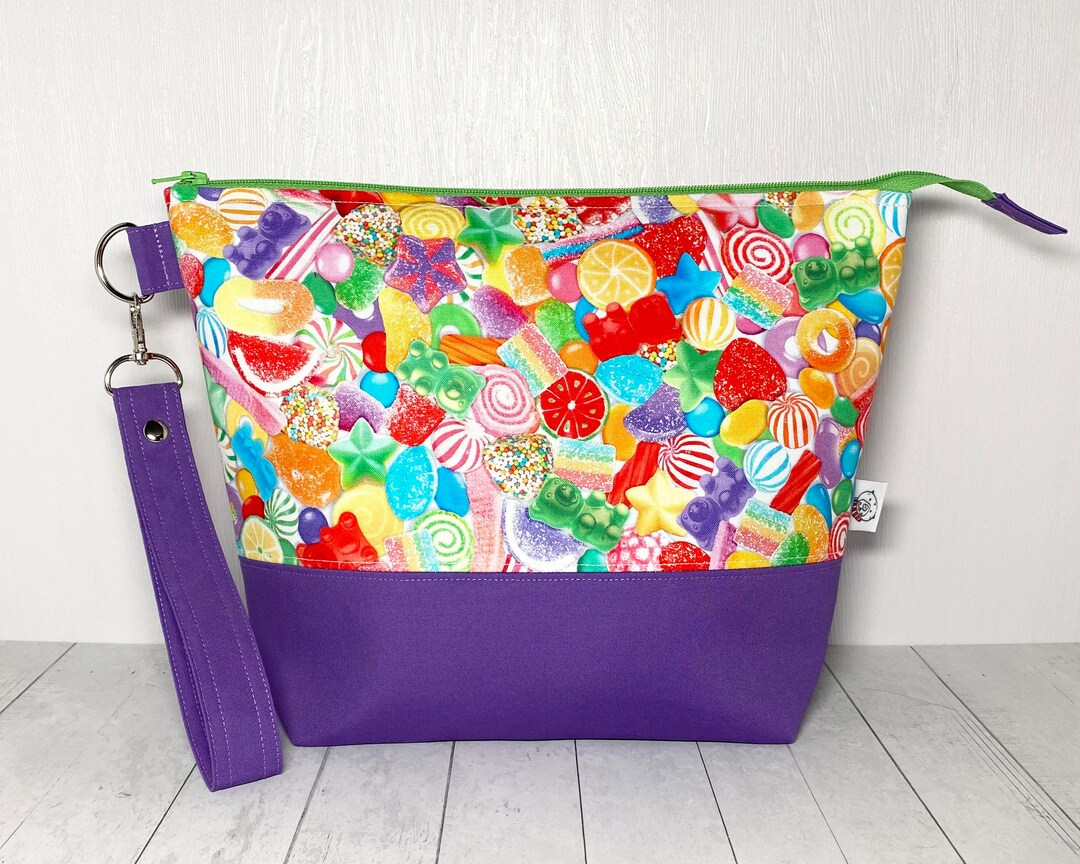 Charlie's Dream Zippered Project Bag, Knitting Project Bag, Crochet Project Bag Etsy