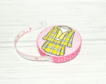 Clueless Fabric Covered Retractable Tape Measure