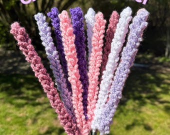 Handgemachte Gehäkelte Lavendel Blumen