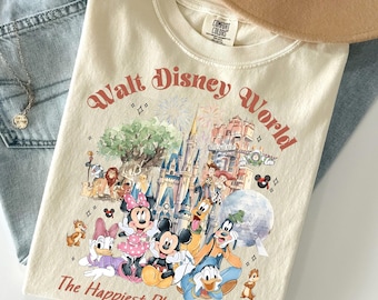 PNG retro de Walt Disneyworld, PNG de Mickey y sus amigos de Disney, archivo PNG divertido de Mickey Mouse de Disney, PNG de Disneyworld, descarga digital