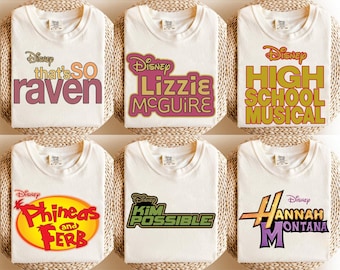 Logotipo de película de Disney Channel PNG, SVG familiar a juego de Disneyland, Phineas y Ferb de High School Musical PNG, viaje familiar a WDW