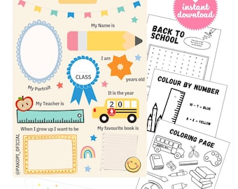 Material imprimible para la vuelta al cole