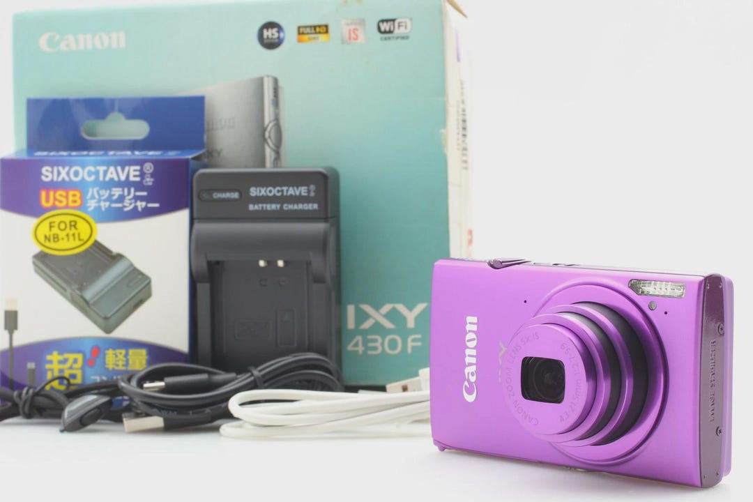 Canon IXY430 コンパクトデジタルカメラ 本体 パープル CANON IXY 430F