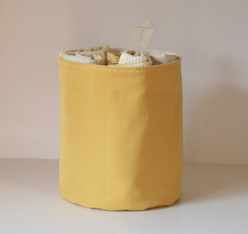 5 TeaTowels and fabric basket Tea towels and basket dish Etsy