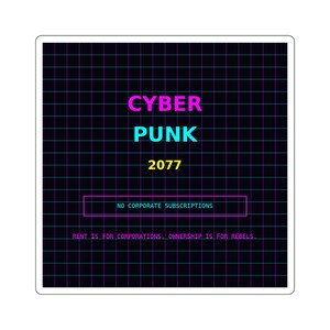 Cyberpunk 2077 Sticker image 7