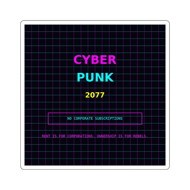 Cyberpunk 2077 Sticker image 7