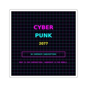 Cyberpunk 2077 Sticker image 1