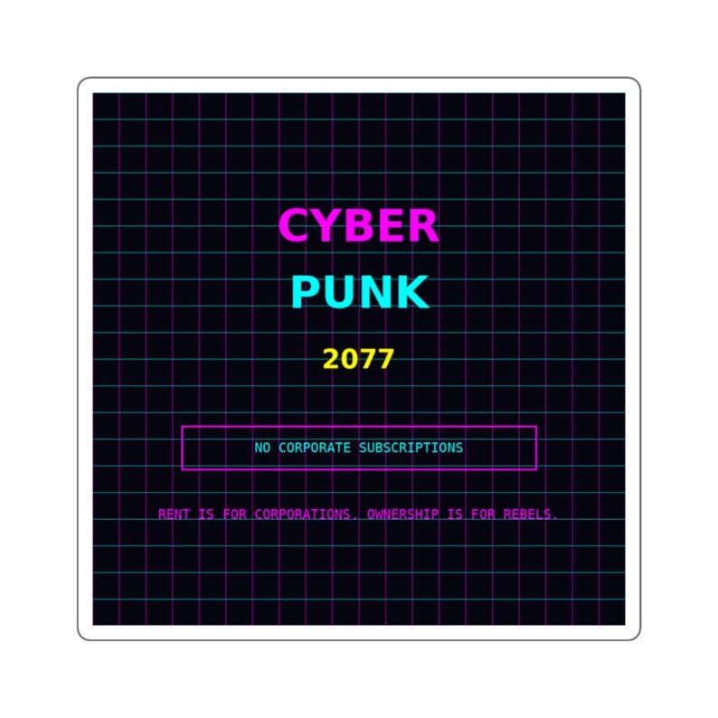 Cyberpunk 2077 Sticker image 1