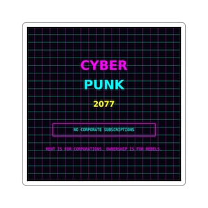 Cyberpunk 2077 Sticker image 3