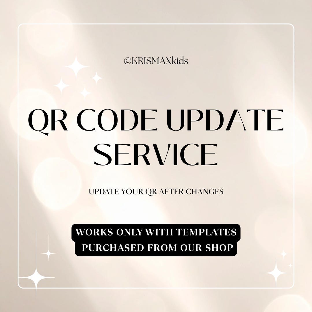 QR Code Revision | Update QR After Invitation Changes | Refresh QR - Etsy