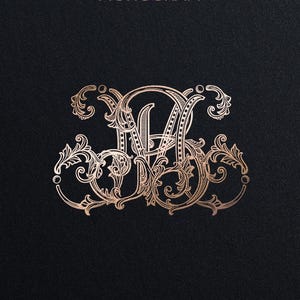 MB BM-monogram, bröllopsmonogramlogotyp, eleganta initialermonogram, parinitialer, företagsvarumärkesmonogram, redigerbar vektorfil