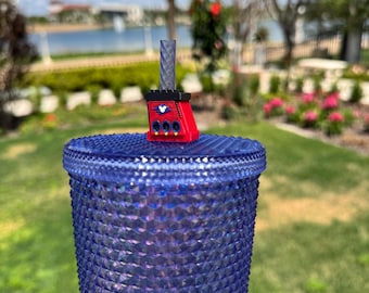 Adorno para pajitas con forma de embudo de Disney Cruise Line - Accesorio para vasos DCL impreso en 3D