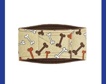 XXS Tossed Bones Dog Belly Band for male dogs with incontinence or marking issues, dog diaper