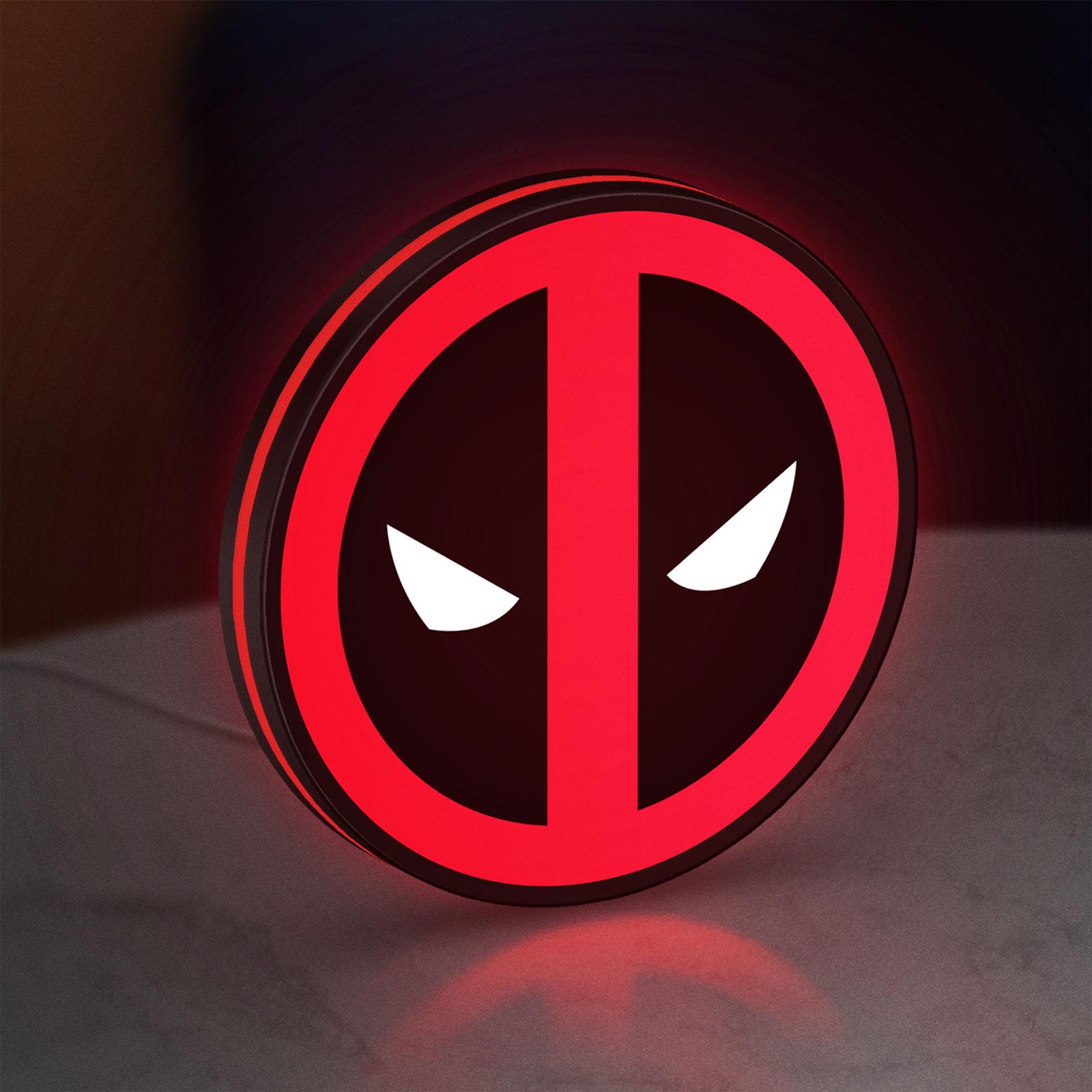 Deadpool Led Deadpool LED Lightbox, Dimmable 3D Wall Art Lamp, Superhero Comic Fan ...