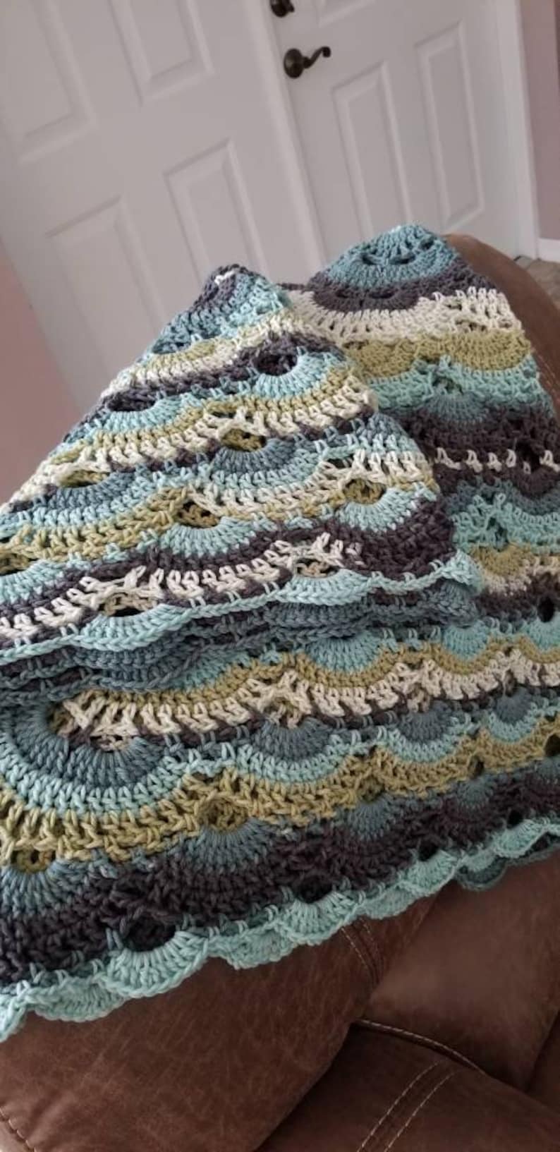 Crochet Virus Blanket Etsy