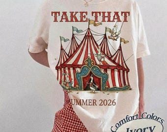 Dummer Gans-Zirkus-T-Shirt, nehmen Sie das Sommer 2026 Familien-Reise-Outfit