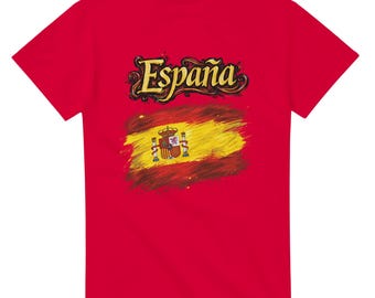 Spain Flag Country T-shirt - World Cup 2026 novelty tshirt Spanish Football Team