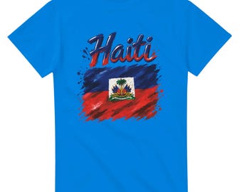 Haiti Flag Country T-shirt - World Cup 2026 novelty tshirt Haitian Football Team