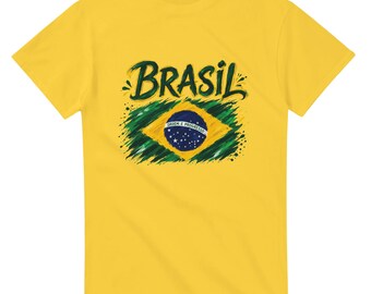 Brazil Flag Country T-shirt - World Cup 2026 novelty tshirt Brazilian Football Team