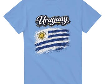Uruguay Flag Country T-shirt - World Cup 2026 novelty tshirt Uruguayan Football Team