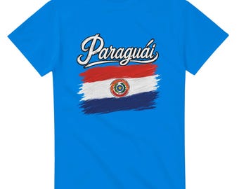 Paraguay Flag Country T-shirt - World Cup 2026 novelty tshirt Paraguayan Football Team