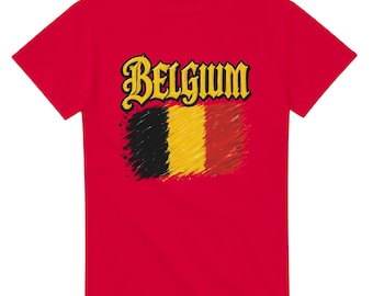 Belgium Flag Country T-shirt - World Cup 2026 novelty tshirt Belgian Football Team