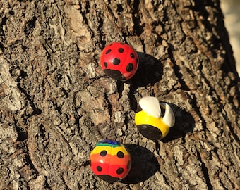 Ladybug or Bee Pin