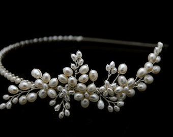 Vintage Inspired Bridal Headband Tiara