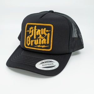 Stay Brutal Trucker Hat image 4