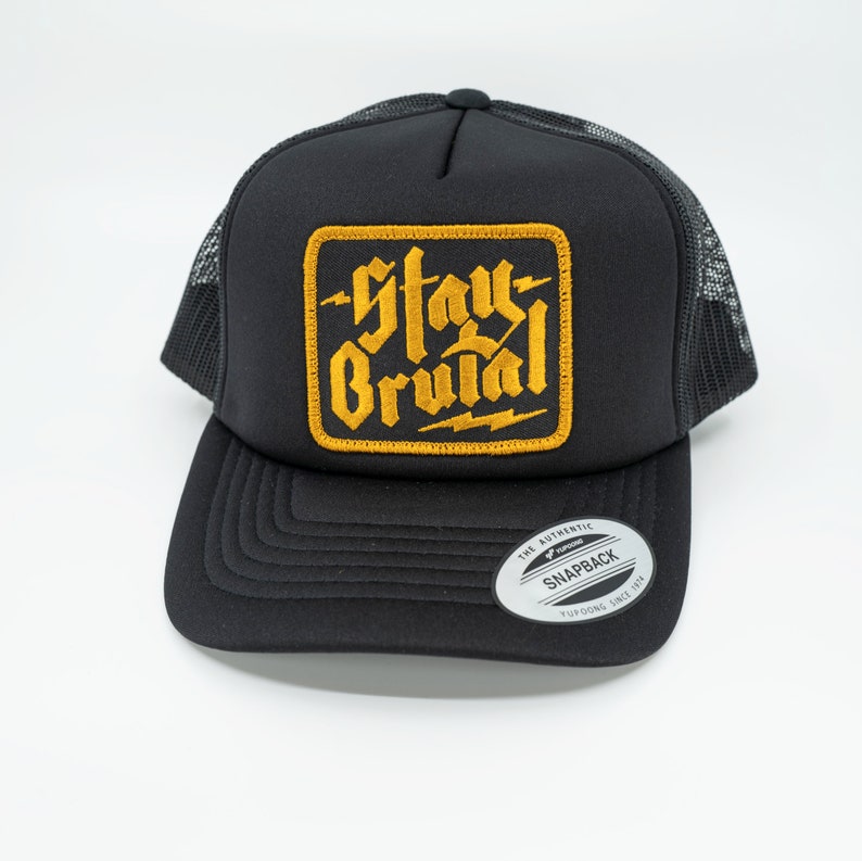Stay Brutal Trucker Hat image 2