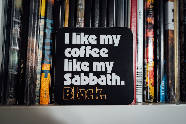 Black Sabbath Coffee Sticker 5 pack image 4