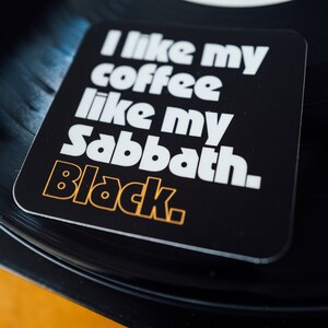 Black Sabbath Coffee Sticker 5 pack image 3