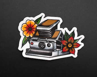 Polaroid SX-70 Tattoo Flash Sticker