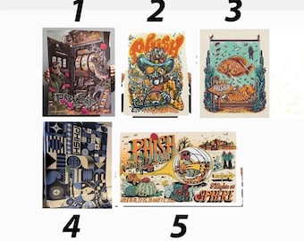 Póster de la gira de conciertos de Phish en Las Vegas Sphere, abril-mayo de 2026