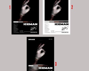 Pôster da capa do álbum Iceman do Drake (2026)