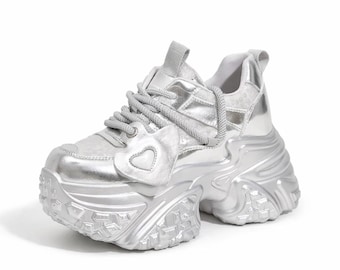 Chunky Platform Sneakers Women | Thick Sole Shoes | Fashion Casual Boots | Winter Warm Shoes