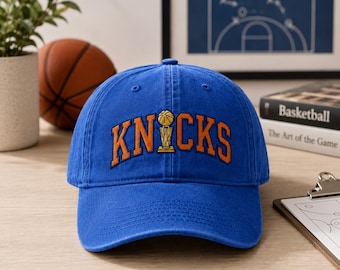 Gorra bordada de baloncesto de Nueva York, gorra de béisbol para aficionados al baloncesto de Nueva York, gorra para papá en el día del partido de playoffs, Racer, Sports Mom Basketball, regalo para aficionados de Nueva York
