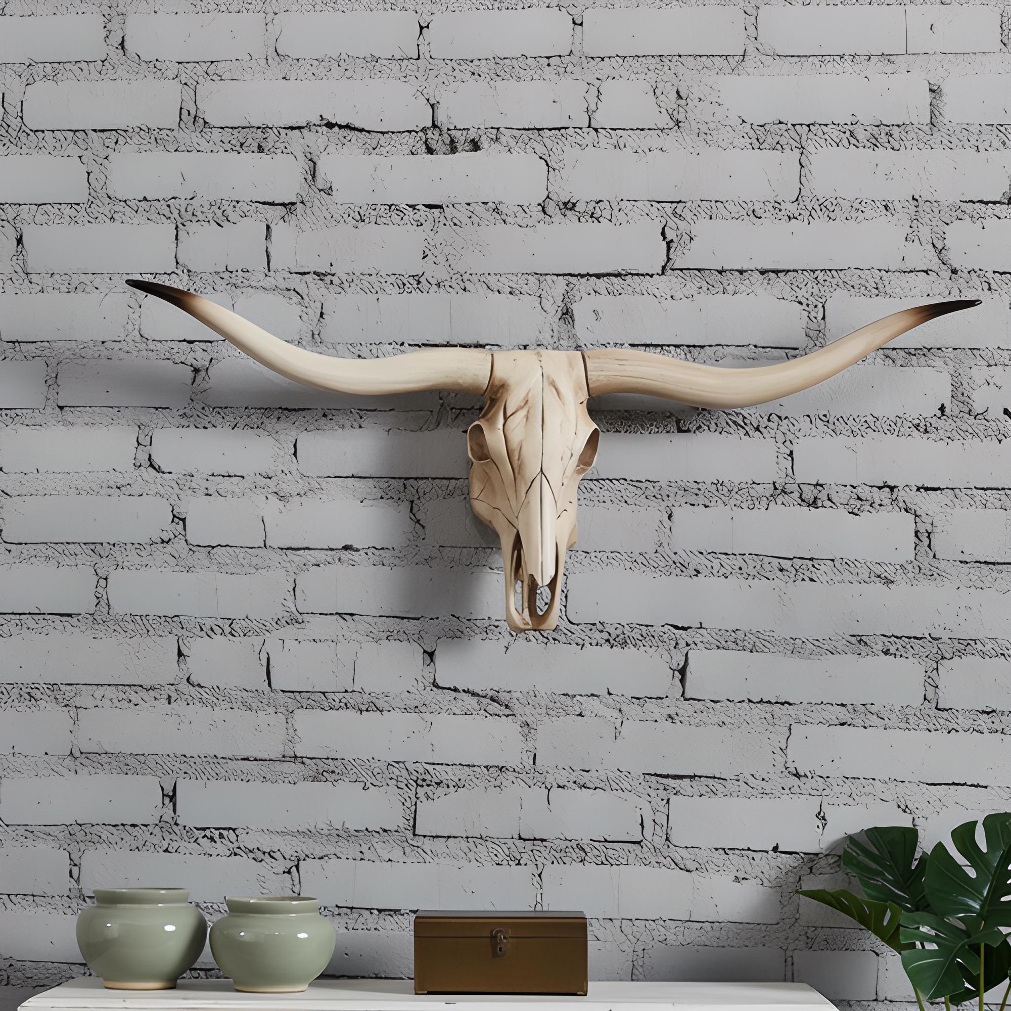 Faux Steer Horns for Wall - Etsy