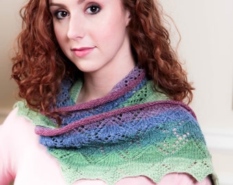 KNITTING PATTERN PDF - Ambra Scarf