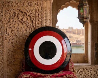 Viking Shield Wall Decor – Medieval Round Armor Replica
