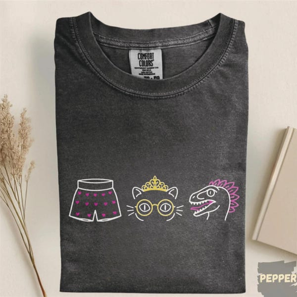 Dungeon Crawler Carl Minimalist Shirt Princess Donut Mongo Comfort Colors LitRPG Bookish Gift Tee