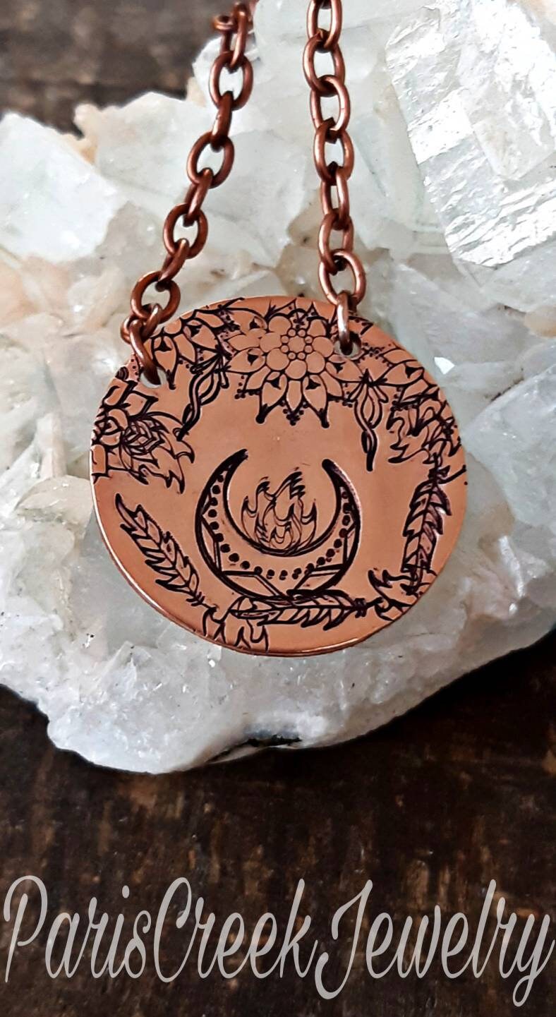 The Divine Oracle Collection Medallion Necklaces Third Eye | Etsy