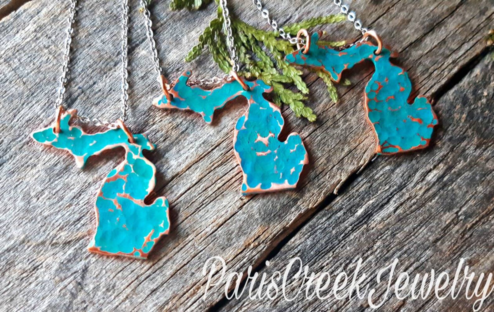 Great Lakes Necklace Great Lakes Jewelry Michigan Necklace Etsy