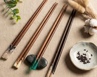 Natural Rosewood Chopsticks, Handmade Wooden Chopsticks, Dining Utensils, Kitchen Decor