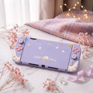 Switch 2 Joy-Con Grip Cover Silicone, Pastel Purple Nintendo Switch 2 Controller Skin, Soft Grip Case Switch Accessories Kawaii Gamer Gift