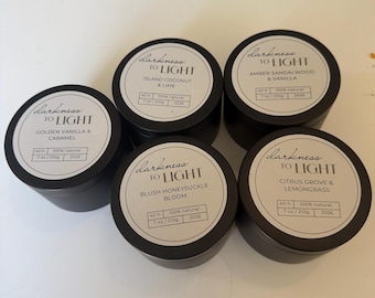 210grams scented soy wax candle