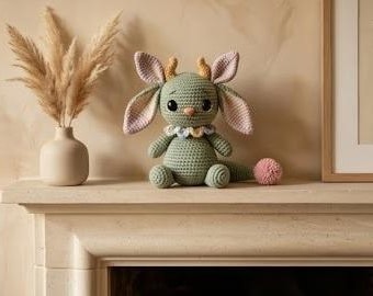Fantasy Crochet Deer Pattern | Pastel Amigurumi Plush Toy Tutorial (PDF Download)