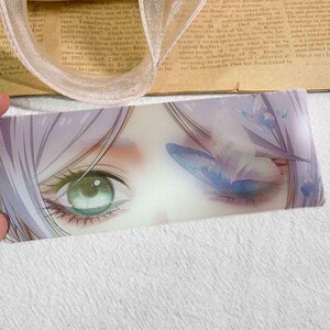 Frieren Jenseits der Reise Ende der Reise Augenstreifen Lenticular Karte, Bewegungsverlagerung Anime Sammelkarte, Fan Doujin Merch Geschenk Bild 2