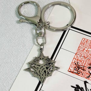 Lord Mysteries Fool Sigil Keychain, Anime Metal Charm, Bag & Car Key Ornament